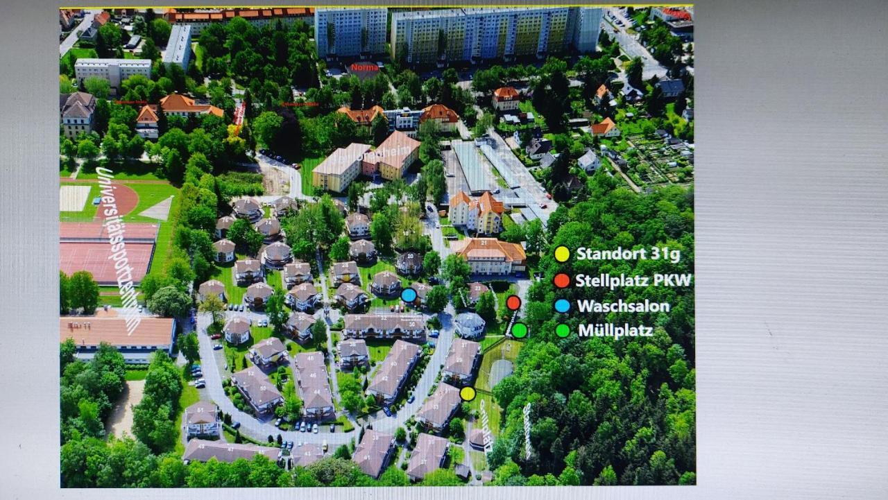 Ferienwohnung Am Stadtwald Freiberg Ngoại thất bức ảnh